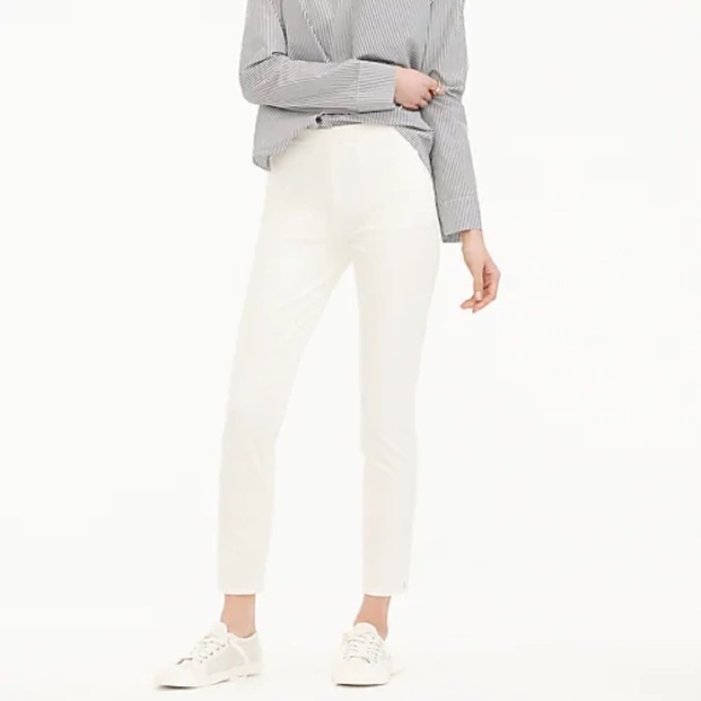 H&M High-Rise White Skinny Pants